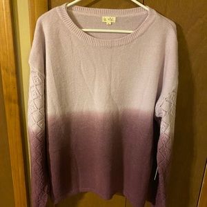 💜La Miel ombré Lilac and plum sweater💜